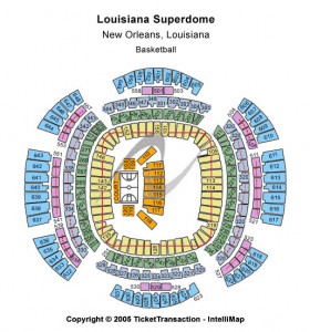New Orleans Super Dome Seating